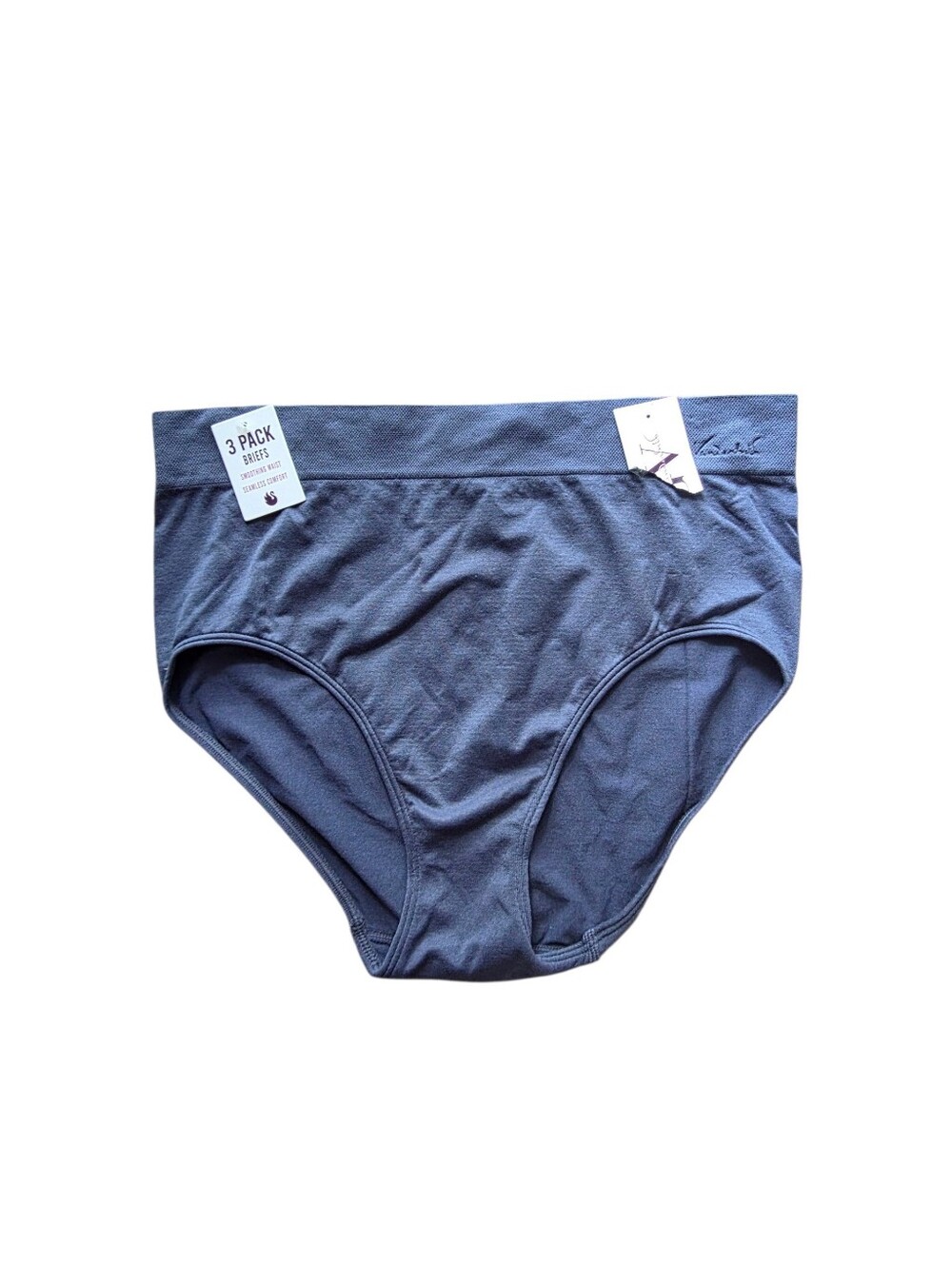 gloria vanderbilt smoothing waist seamless panties size 2X nwt